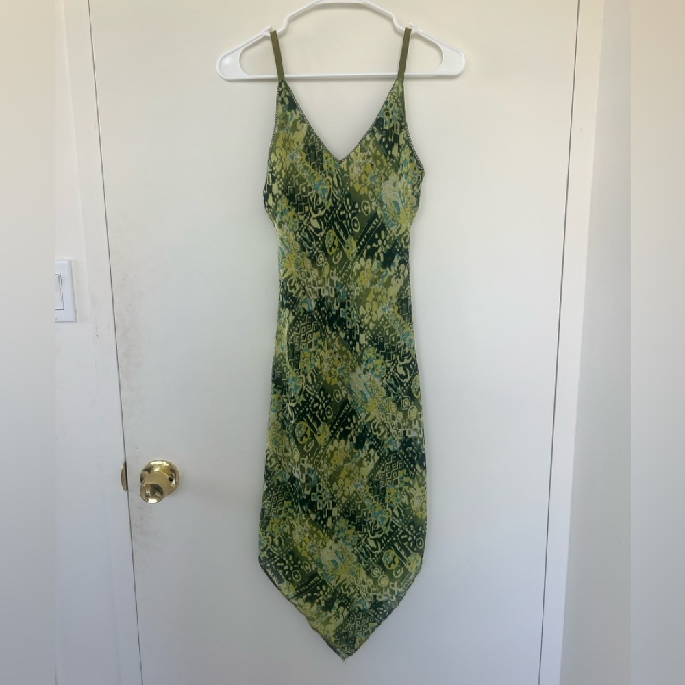 Green Patterned Dress